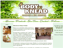 Tablet Screenshot of abodyinknead.com